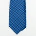 Светло-синий шерстяной галстук в клетку гингэм UMBERTO FORNARI