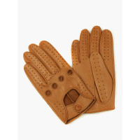 Водительские светло-коричневые перчатки СORDUROY из кожи