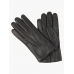 Тёмно-синие перчатки ручной работы OMEGA из кожи оленя с подкладкой из шерсти