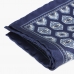 Темно-синий узорный шелковый платок PAOLO ALBIZZATI