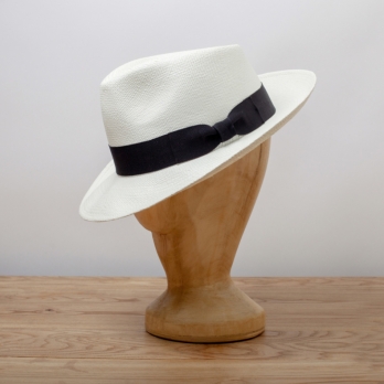 Белая соломенная шляпа Кордова с длинными полями K.Dorfzaun /Toquilla Straw, Brisa Weave/