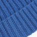 Синяя кашемировая вязаная шапка-бини Four-in-Hand