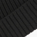 Черная шерстяная вязаная шапка-бини Four-in-Hand