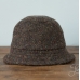 Коричневая твидовая шляпа Эске HANNA HATS