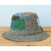 Лоскутная (пэчворк) твидовая прогулочная шляпа HANNA HATS