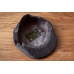 Лоскутная (пэчворк) твидовая кепка в винтажном стиле в сине-серой гамме HANNA HATS