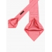 Розовато-лиловый галстук из шёлка DOLCEPUNTA в мелкую косую полоску