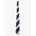 Шёлковый сине-стальной галстук PAOLO ALBIZZATI с голубой полосой