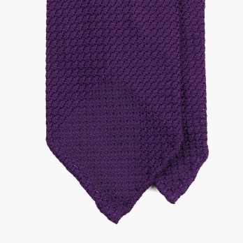 Пурпурный галстук из шелка-гренадина STEFANO CAU