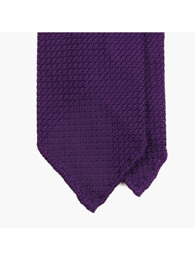 Пурпурный галстук из шелка-гренадина STEFANO CAU