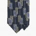 Шелковый галстук с винтажным рисунком в стиле 40-50-х  STEFANO CAU