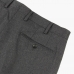 Серые фланелевые классические зауженные брюки GERMANO