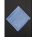 Комплект (галстук + нагрудный платок) LANVIN голубой в мелкий бело-голубой листочек