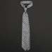 Серый галстук в полоску FUENTECAPALA из шелка и хлопка