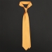 Янтарно-желтый шелковый галстук ERMENEGILDO ZEGNA