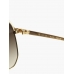 Винтажные солнцезащитные очки SJ 1025 с коричневыми стёклами