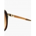 Винтажные солнцезащитные очки SJ 1030 с коричневыми стёклами