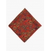 Красный шёлковый платок FOUR-IN-HAND с восточным орнаментом 
